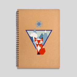 Mountain fox notebook⋆⋆Graphic Corner⋆A-Project Shop