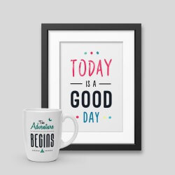 Today is a good day Framed poster⋆A-Project Shop⋆Graphic Corner⋆A-Project Shop