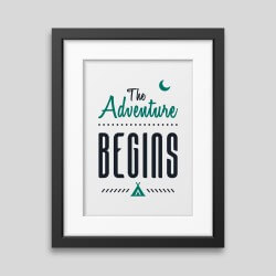 The best is yet to come' Framed poster⋆A-Project Shop⋆Graphic Corner⋆A-Project Shop